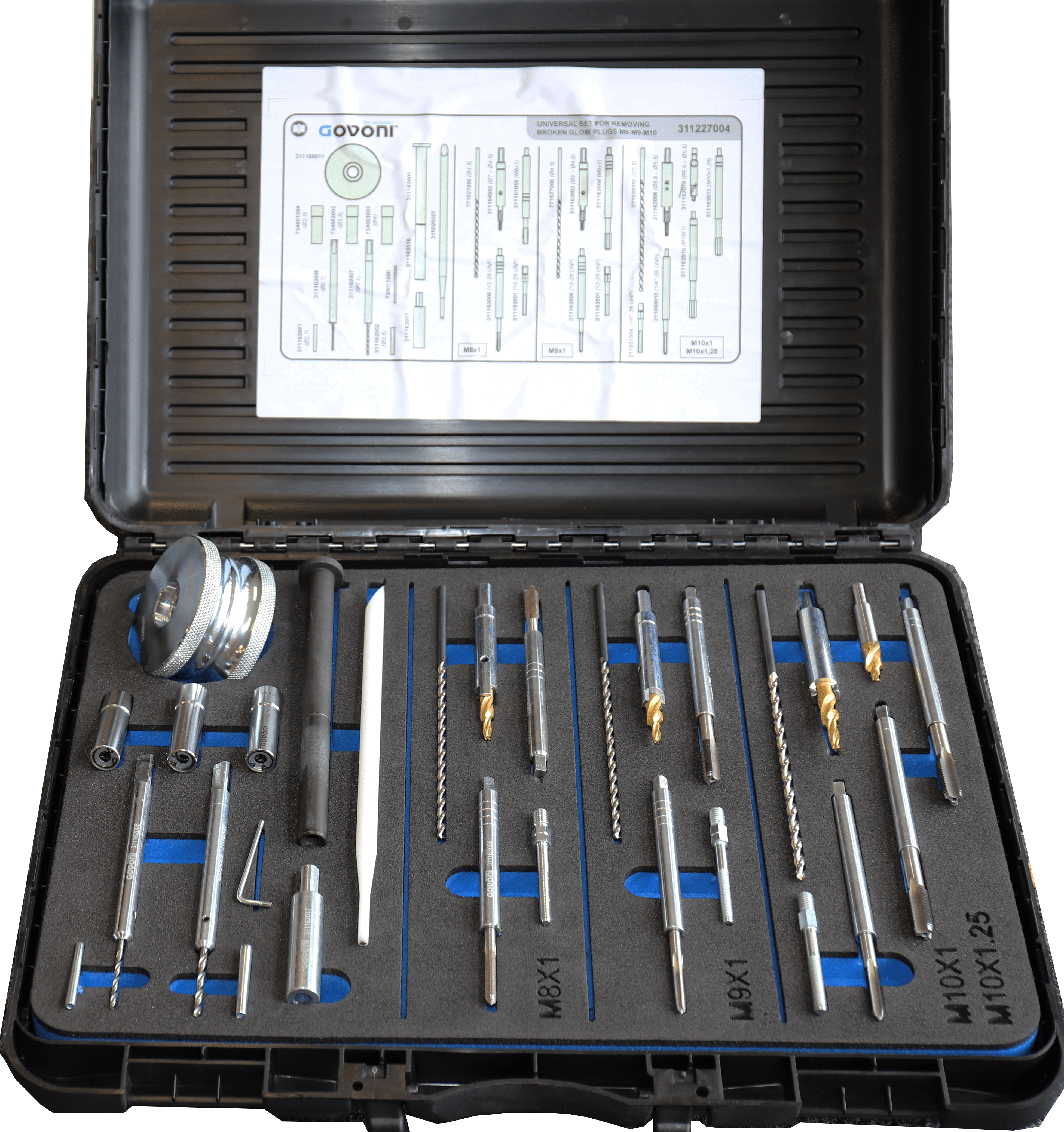 Specialist Tools AU Automotive Diesel Glow Plug Removal & Repair Glow Plug Complete Set For Removing Broken Glow Plugs - Govoni
