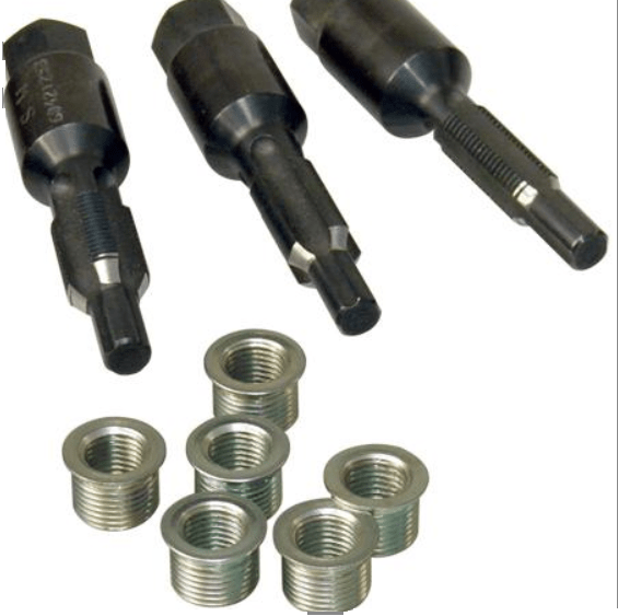 Specialist Tools AU Automotive Diesel Glow Plug Removal & Repair Professional Thread Repair Set for Glow Plugs & Spark Plugs with Inserts - Govoni Quality