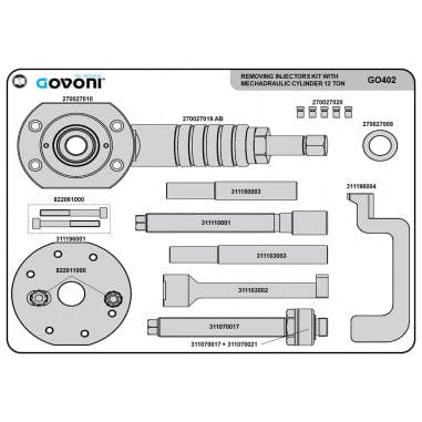Specialist Tools AU Automotive Diesel Injector Removal INJECTOR EXTRACTOR KIT - MERCEDES - Govoni
