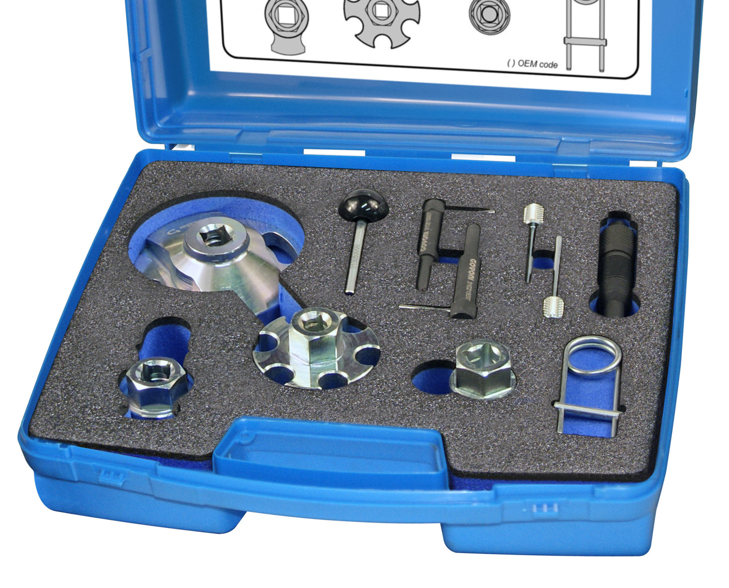 Timing tool set suitable for VW Group 2.7 - 3.0 - 4.0 - 4.2 diesel engines Govoni - Specialist Tools Australia