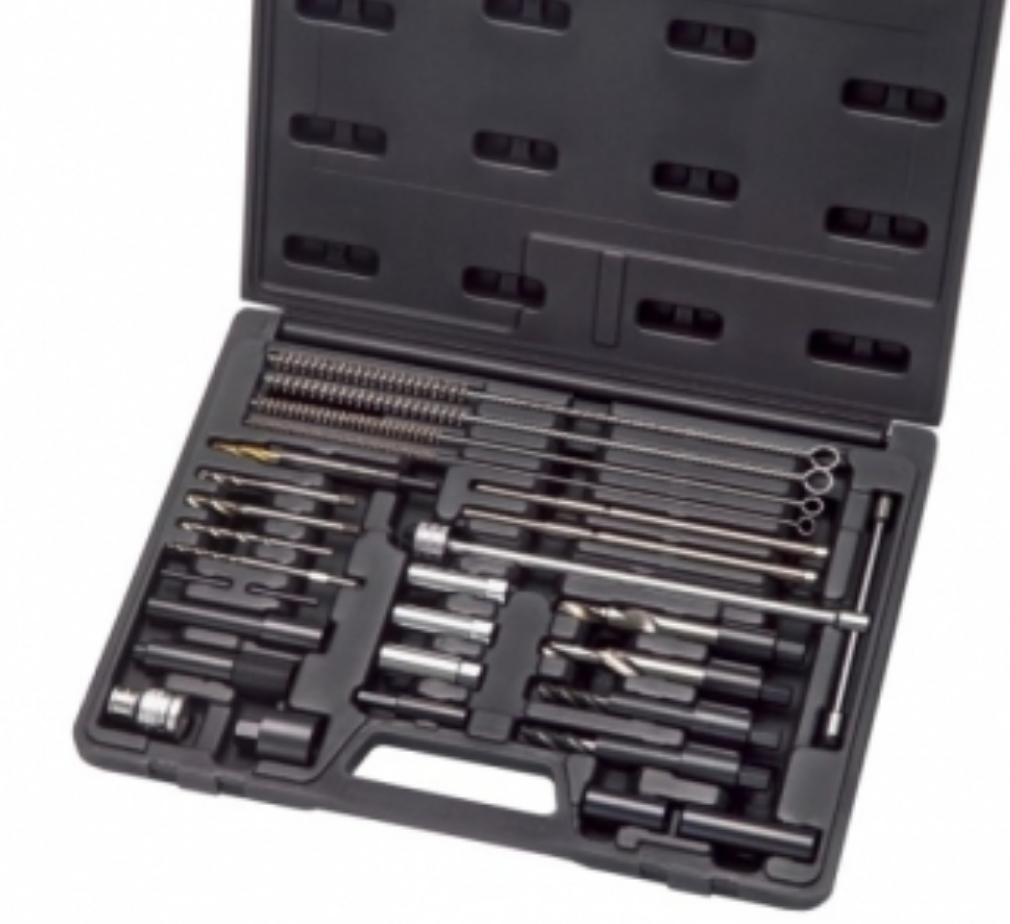 Universal Glow Plug Tool Set 27 pcs- Includes Puller and Repair Tools for Damaged Glow Plugs