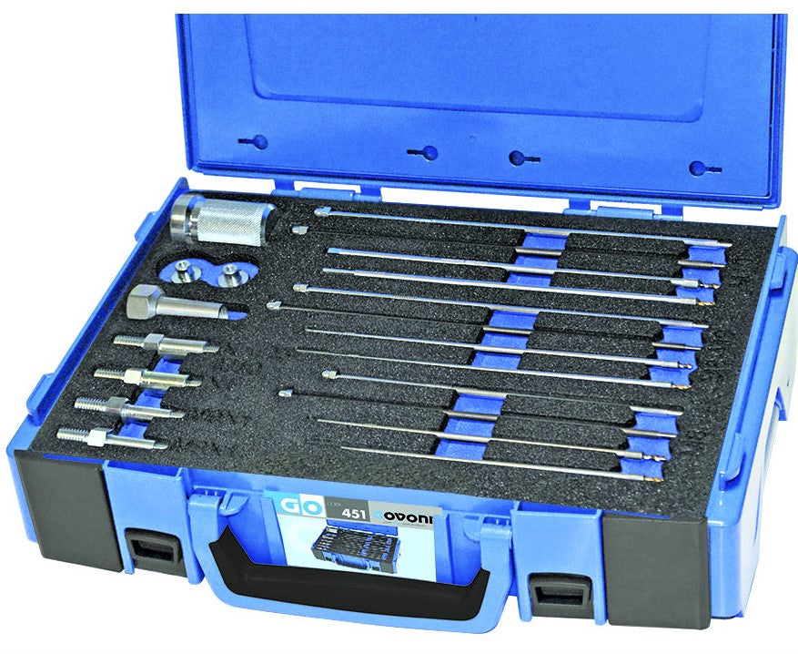 Universal Glow Plug Tip Extraction Set  Master M8x1-M9x1-M10x1-M10x1.25 - Double Pulling System - Specialist Tools Australia