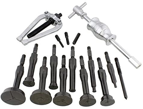 Blind Pilot Inner Bearing Puller and Slide Hammer Set with U-Shaped Bearing Puller 16pc - Specialist Tools Australia