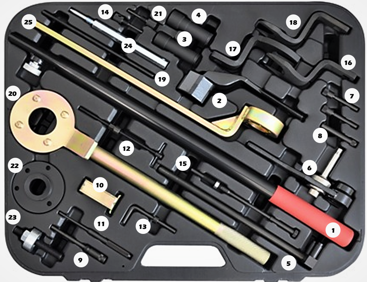 Engine Timing Chain-Belt Replacement Tool (Honda Mazda Hyundai Daewoo etc)