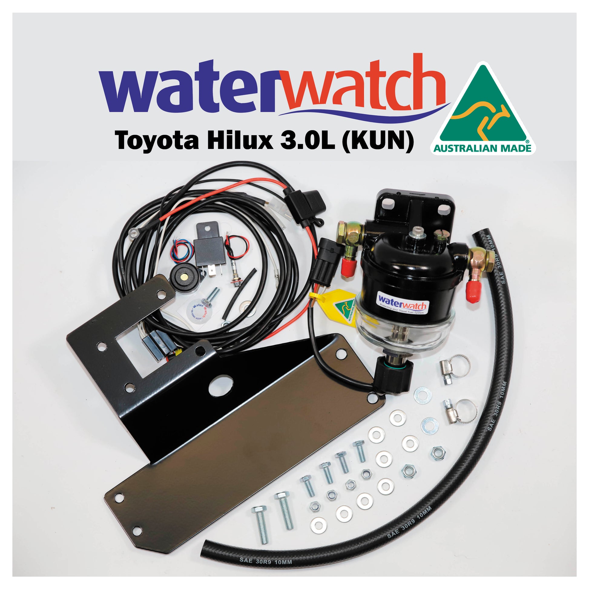 WATER WATCH for Diesel Toyota Hilux KUN 3L - 2005+ Pre-Filter protection against Diesel Fuel Contamination Damage - Specialist Tools Australia