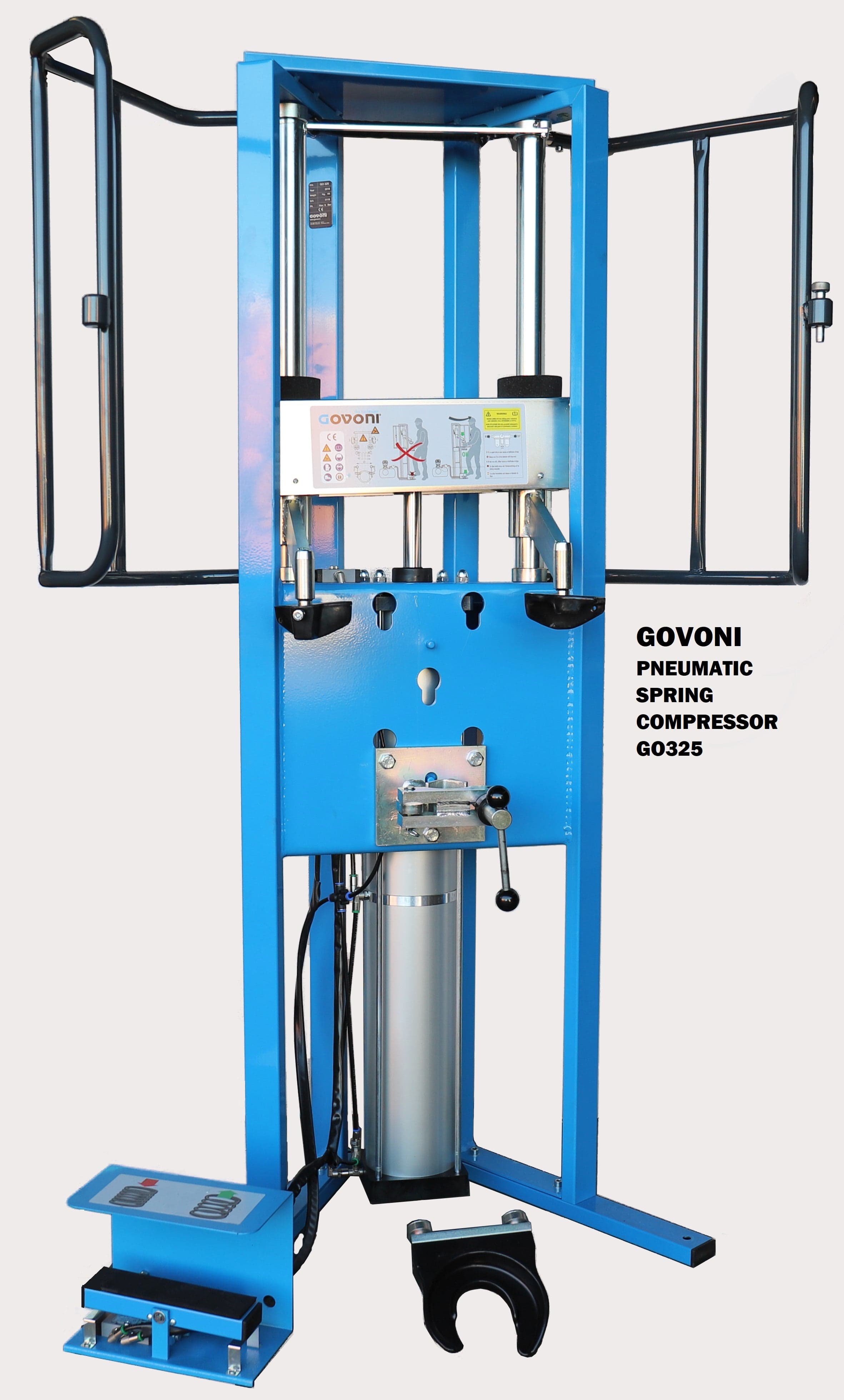 Specialist Tools AU Automotive Diesel Govoni Safety Spring Compressor Bracket Adaptor Suspension Coil Springs Diameter Ø 125 to Ø 205 mm  Right-Hand Coil Suits Pneumatic Compressor Workstations