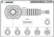 Specialist Tools AU Automotive Diesel Hydraulic Rams Govoni 12 Ton Mechadraulic Hollow Cylinder Ram Set