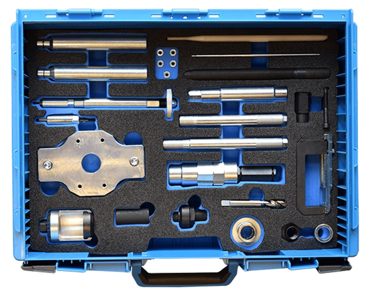 Specialist Tools AU Automotive Diesel Injector Extraction tools Injector Removal Kit For M9R 2.0 DCI Engines - Multi-Stage Siezed Injector Removal - Govoni