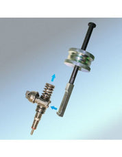 Specialist Tools AU Automotive Diesel Injector Removal Slide Hammer with Injector connectors for Denso, Bosch, Siemens