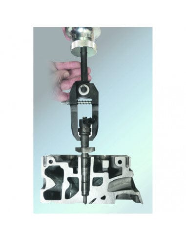 Specialist Tools AU Automotive Diesel Injector Removal Slide Hammer with Injector connectors for Denso, Bosch, Siemens