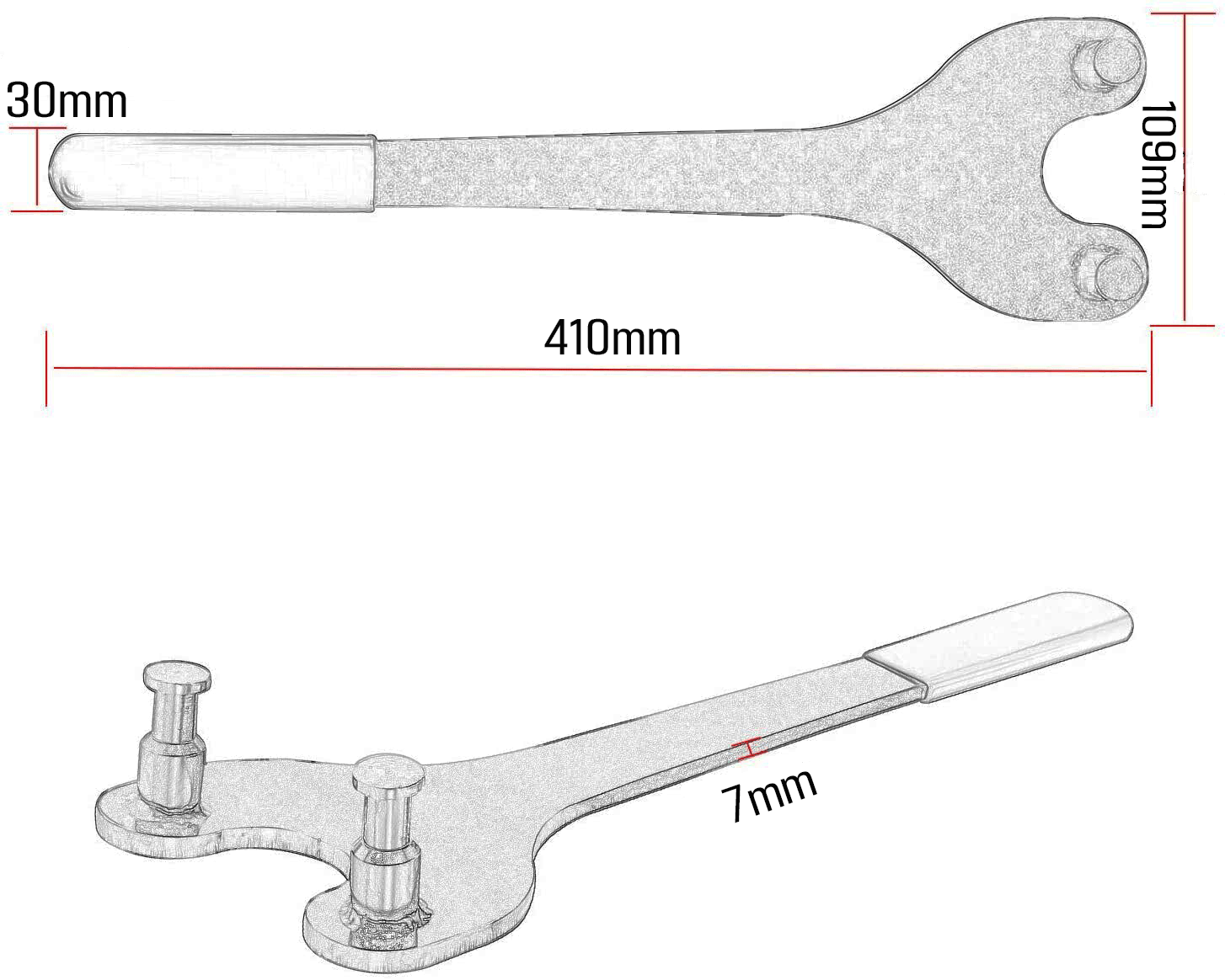 Specialist Tools AU Automotive Diesel Crankshaft, Camshaft and Pump Gear Tools Cam Shaft Gear and Pump Pulley Holding Tool Nissan, Toyota and other OHC engines