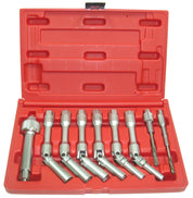 Specialist Tools AU Automotive Diesel Glow Plug Tools Glow Plug Universal Jointed Extra Long Socket Set with Special Puller and Reamers - Suits Japanese, Korean and European Diesel Engines