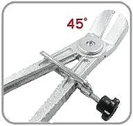 Specialist Tools AU Automotive Diesel Hose Clamps and Fluid Line tools Adjustable Line Clamp Pliers - Aluminium Body - Angled Jaw