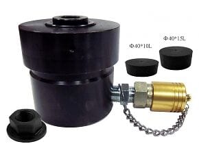 Specialist Tools AU Automotive Diesel Hydraulic Rams Hollow Hydraulic Cylinder 17 ton With Shoulder Nut M16 x 1.5