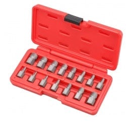 Specialist Tools AU Automotive Diesel Screw, Bolt and Stud Extractors, Thread Repair Hex Bolt Extractor Set 15 Piece