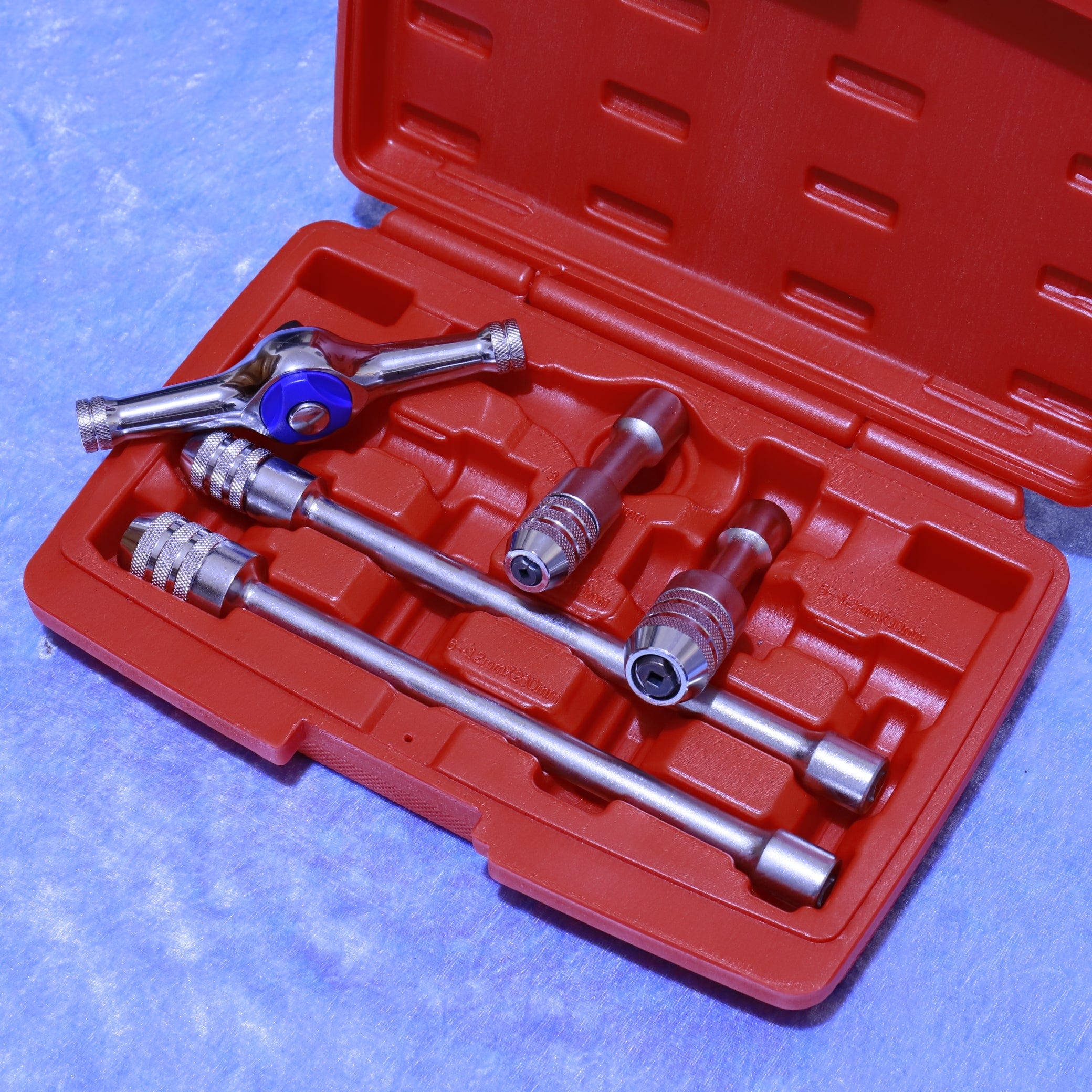 Specialist Tools AU Automotive Diesel Screw, Bolt and Stud Extractors, Thread Repair "T"-Handle Gear Tap Wrench Set - Professional Quality Tool