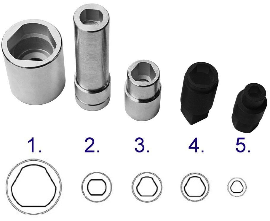 Specialist Tools AU Automotive Diesel Special Injector Sockets Injection Pump Socket Kit Bosch, Denso, Zexel Diesel VE Type