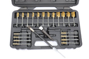 Specialist Tools AU Automotive Hand Tools Twisted-Copper Brush Cleaning Set Collet and Bit Holders- Comprehensive  Set 22 pc