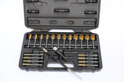 Specialist Tools AU Automotive Hand Tools Twisted-Copper Brush Cleaning Set Collet and Bit Holders- Comprehensive  Set 22 pc